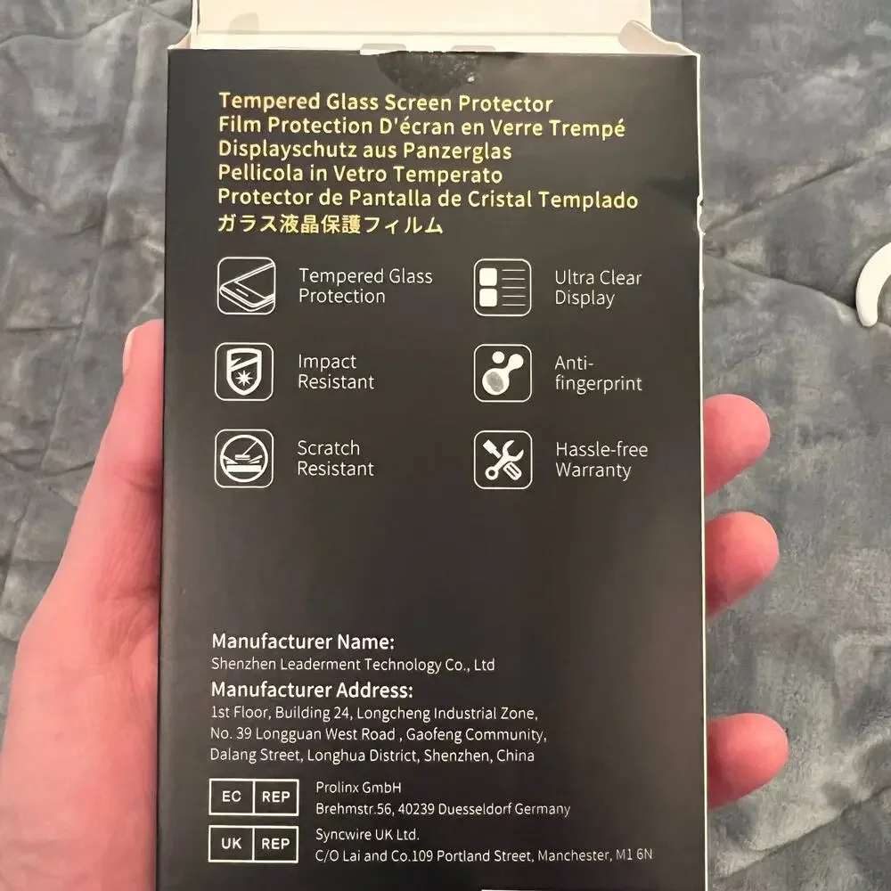 Unbreakable tempered glass screen protectors - two 2 iphone 8 plus / 7 plus